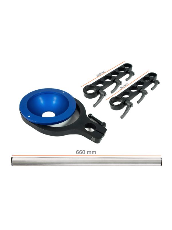 150mm half ball mount - set (blue bowl)