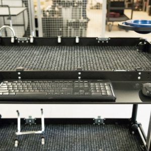 Keyboard shelf with 3x quick clamps - Image 4
