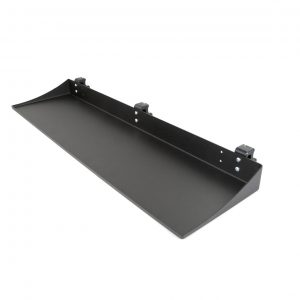 Keyboard shelf with 3x quick clamps